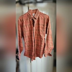 Brooks Brothers Long Sleeve Plaid Button Down Shirt